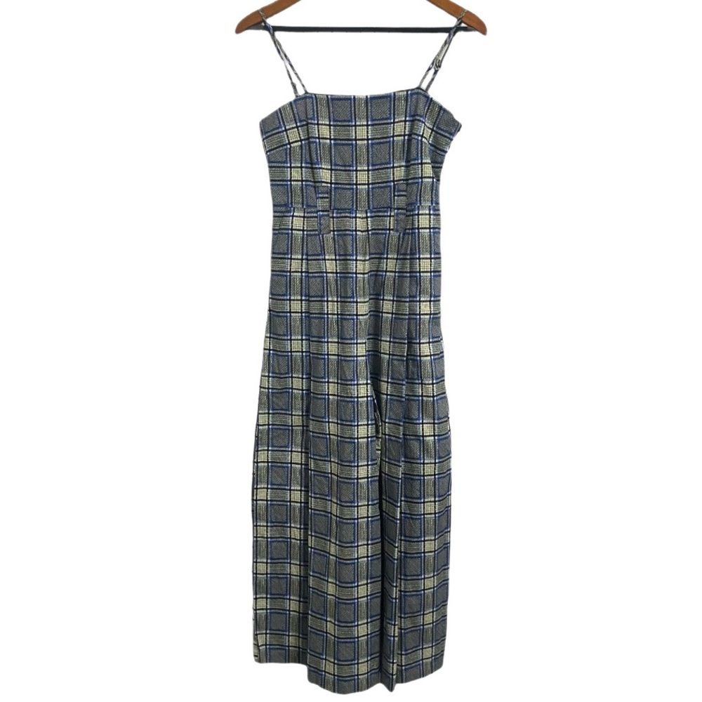 Collusion One Piece Wide Leg Jumpsuit Women’s Size 2 Petite Plaid Preppy